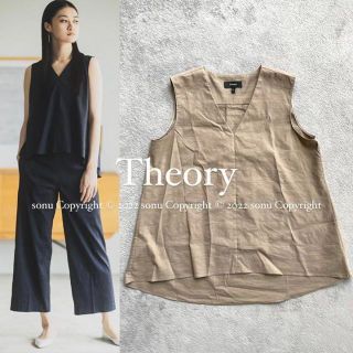 セオリー(theory)の2020SS TheoryセオリーEco Crunch Wash ブラウス S(Tシャツ(半袖/袖なし))