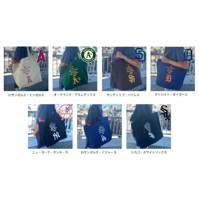 MLB(メジャーリーグベースボール)の【新品】MLB キャンバストートバッグ NYY ブラック レディース レディースのバッグ(トートバッグ)の商品写真