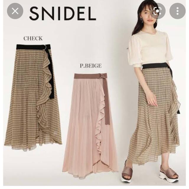 SNIDEL(スナイデル)のプリーツライクスカショーパン レディースのスカート(ロングスカート)の商品写真