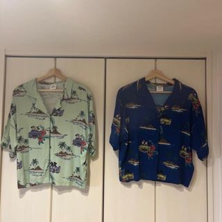 マウジー(moussy)のmoussy Disney コラボ　アロハシャツ　ペア(シャツ/ブラウス(半袖/袖なし))