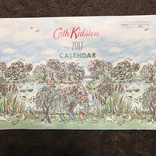 キャスキッドソン(Cath Kidston)の2017年カレンダー InRed1月号付録(カレンダー/スケジュール)
