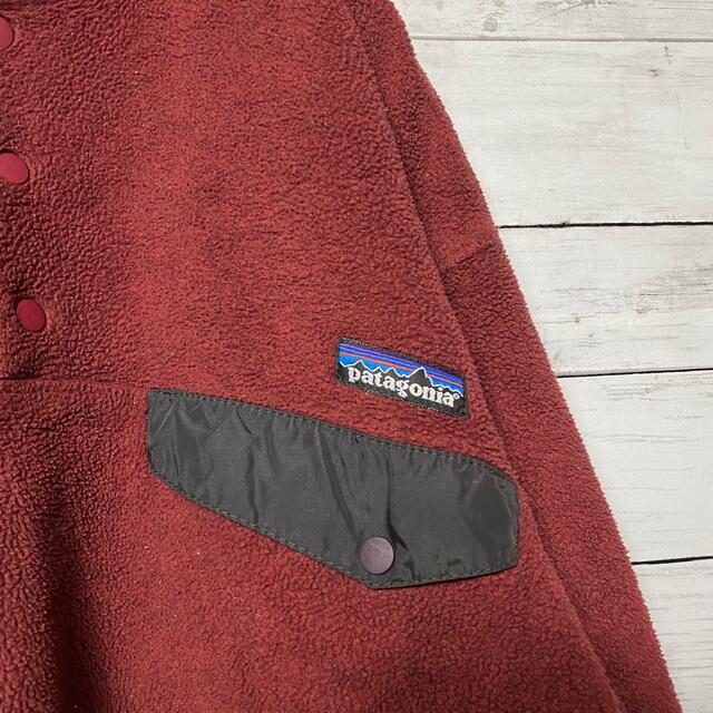 patagonia - 【希少ワインレッド】パタゴニア シンチラ ハーフボタン フリース スナップTの通販 by 古着屋katharsis ｜パタゴニアならラクマ