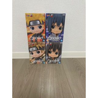 バンダイ(BANDAI)のNARUTO ナルト サスケ キューポスケット A・B 4個セット(アニメ/ゲーム)