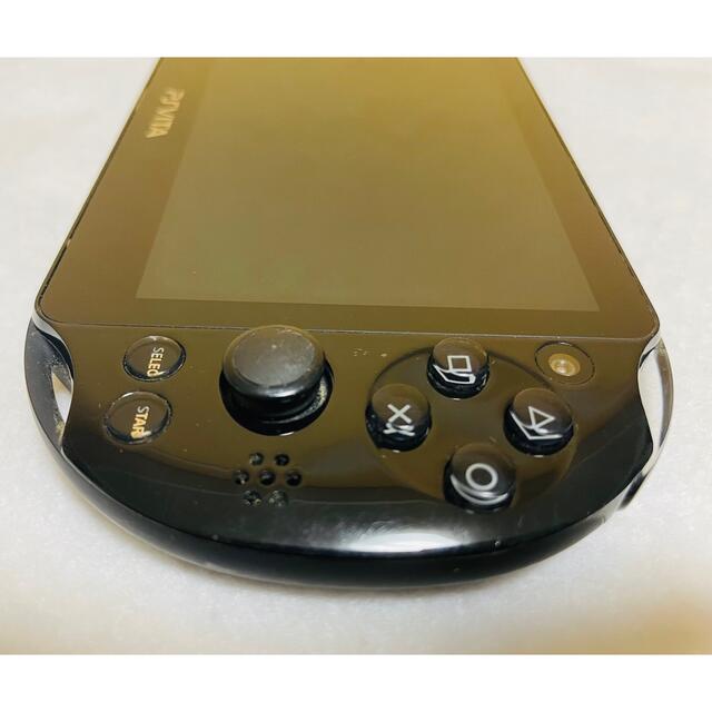 PlayStation Vita(プレイステーションヴィータ)のPSVita PCH-2000 ZA11 本体 ブラック 動作良好 エンタメ/ホビーのゲームソフト/ゲーム機本体(家庭用ゲーム機本体)の商品写真