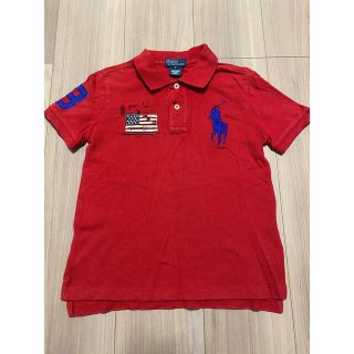 ポロラルフローレン(POLO RALPH LAUREN)の◎ポロラルフローレン 赤 半袖 ポロシャツ 6◎(Tシャツ/カットソー)