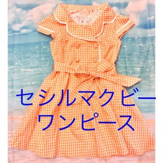 セシルマクビー(CECIL McBEE)の超カワ☆セシルマクビー☆ワンピース　ギンガム　チェック(ミニワンピース)