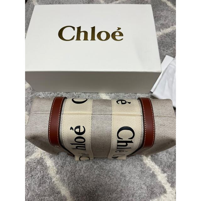 Chloe(クロエ)のChloe クロエ　“woody”スモールトートバッグ レディースのバッグ(トートバッグ)の商品写真