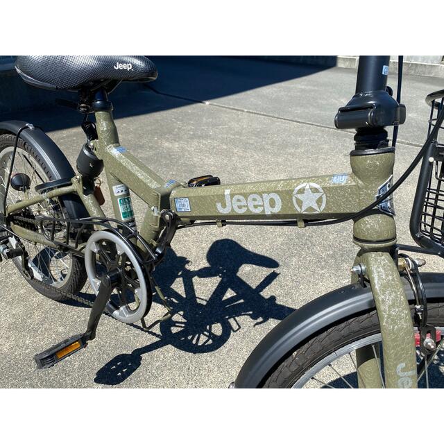 Jeep(ジープ)のJEEP JE-206GRS オリーブ　折り畳み自転車　20インチ　美品 スポーツ/アウトドアの自転車(自転車本体)の商品写真