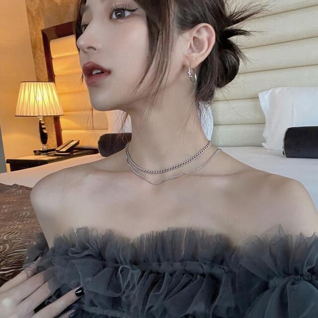 Bubbles(バブルス)のmeltthelady cherie tulle tops グレー レディースのトップス(シャツ/ブラウス(半袖/袖なし))の商品写真