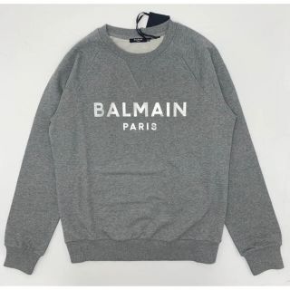 バルマン(BALMAIN)のBALMAIN トレーナー スウェット プルオーバー メンズ グレー　バルマン(トレーナー/スウェット)