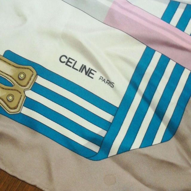 celine(セリーヌ)の728A 美品　セリーヌ　CELINE　スカーフ レディースのファッション小物(バンダナ/スカーフ)の商品写真