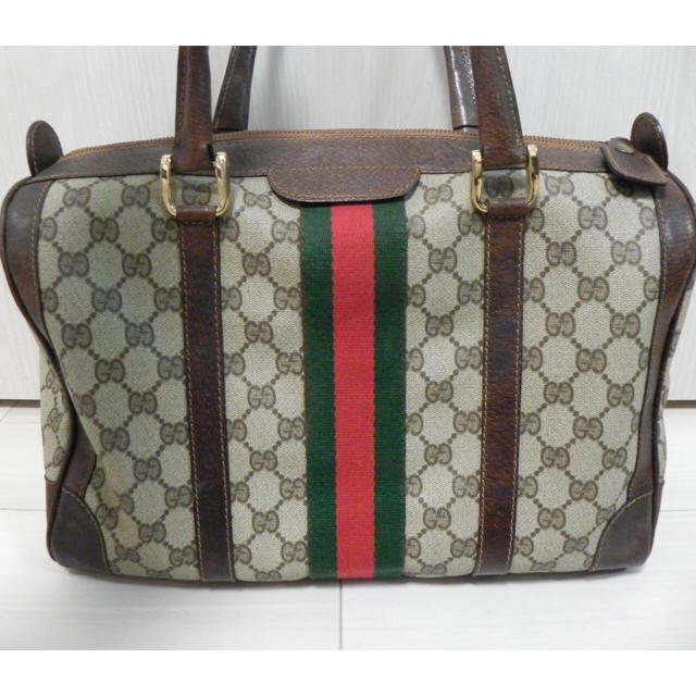 Gucci - 美品⭐︎【鑑定済】GUCCI グッチ オールドグッチ ボストンバッグ の通販 by SUP.shop｜グッチならラクマ