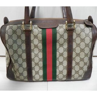 グッチ(Gucci)の美品⭐︎【鑑定済】GUCCI グッチ オールドグッチ ボストンバッグ  (ボストンバッグ)