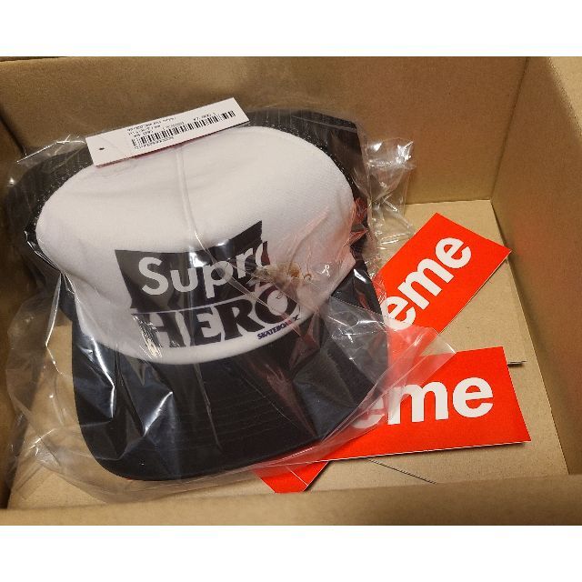 Supreme Antihero Mesh Back 5-Panel Black - キャップ