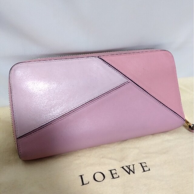 LOEWE  ラウンドジップ パズル アナグラム 長財布