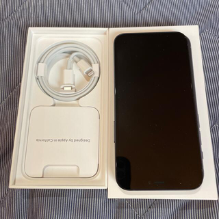 アイフォーン(iPhone)のアップル iPhone12 mini 64GB ブラック au(スマートフォン本体)