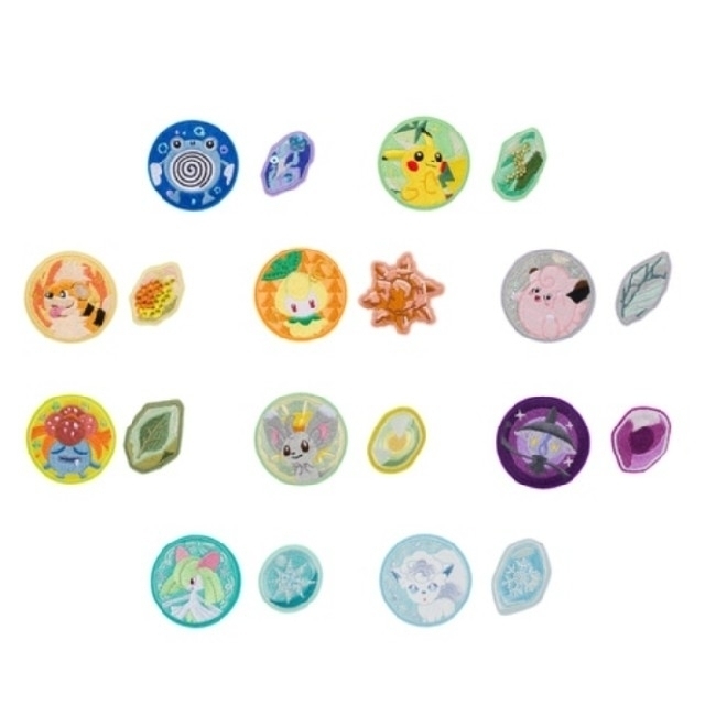 新品未使用 ポケモンセンター 刺繍ブローチコレクションフルセット
