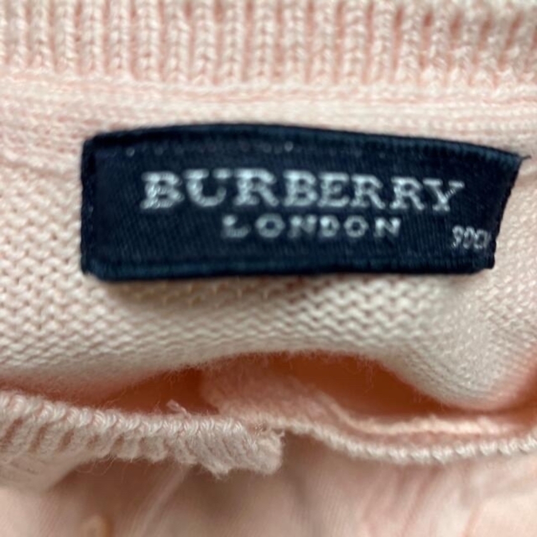 BURBERRY(バーバリー)のバーバリー　女児カーデーガン　お値下げ キッズ/ベビー/マタニティのキッズ服女の子用(90cm~)(カーディガン)の商品写真