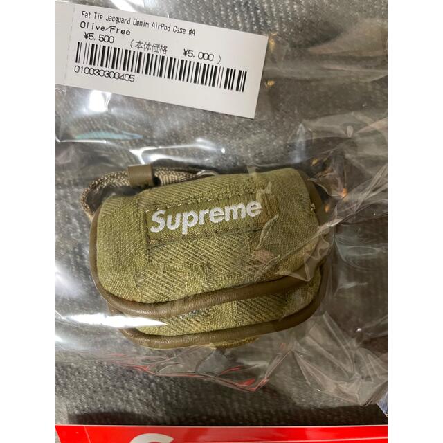 Supreme FatTip JacquardDenim AirPod Case