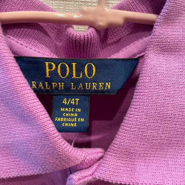 POLO RALPH LAUREN(ポロラルフローレン)のラルフローレン　紫　ワンピ　110 キッズ/ベビー/マタニティのキッズ服女の子用(90cm~)(ワンピース)の商品写真