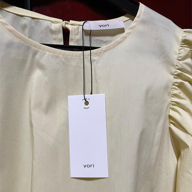 新品未使用♡yori ヨリ♡ランタンAラインブラウス イエロー♡ 最も人気