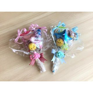 大好評！プチバルーン付ミニお菓子ブーケ5個 プチギフト 結婚式