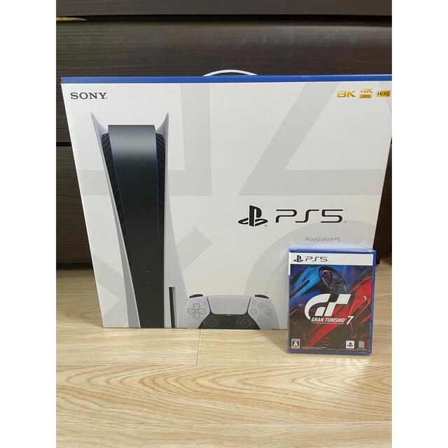 PlayStation(プレイステーション)のSONY PlayStation5 新品未使用　グランツーリスモ　プレステ5 エンタメ/ホビーのゲームソフト/ゲーム機本体(家庭用ゲーム機本体)の商品写真