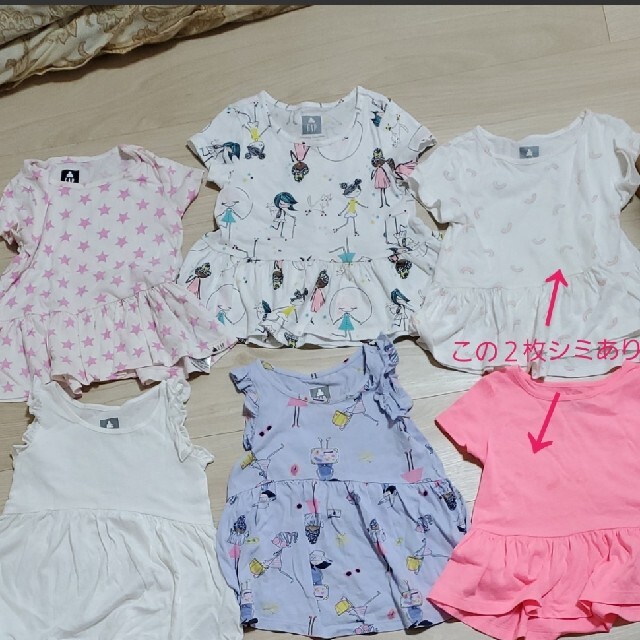 babyGAP(ベビーギャップ)のbabygap チュニック６枚セット！ キッズ/ベビー/マタニティのキッズ服女の子用(90cm~)(Tシャツ/カットソー)の商品写真