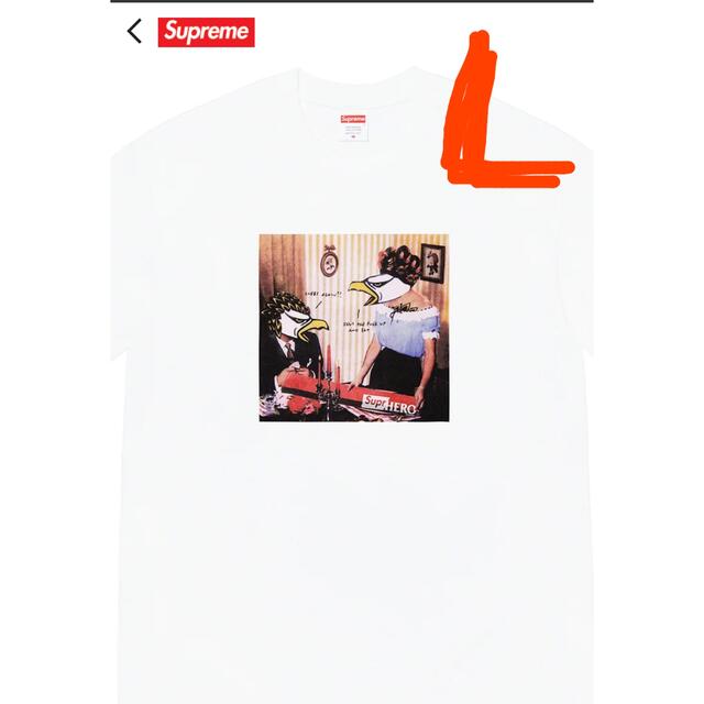 Supreme(シュプリーム)のsupreme × ANTIHERO Curbs Tee シュプリーム　白　 メンズのトップス(Tシャツ/カットソー(半袖/袖なし))の商品写真