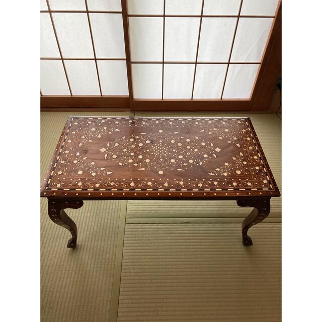 螺鈿細工風アンティークテーブル最終値下げ❗️の通販 by ゲンちゃん's