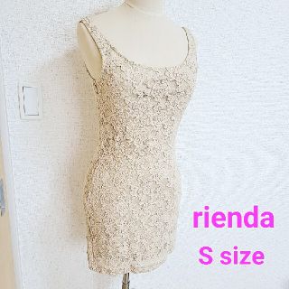 リエンダ(rienda)のrienda 総レース ミニワンピース(ミニワンピース)