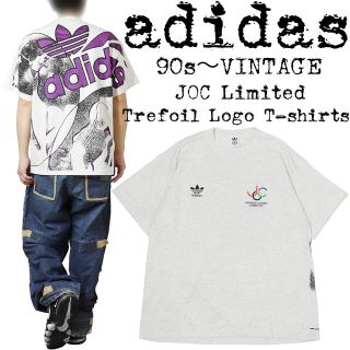 アディダス(adidas)の★極美品★adidas★アディダス★90s★トレフォイル Tシャツ★オリンピック(Tシャツ/カットソー(半袖/袖なし))