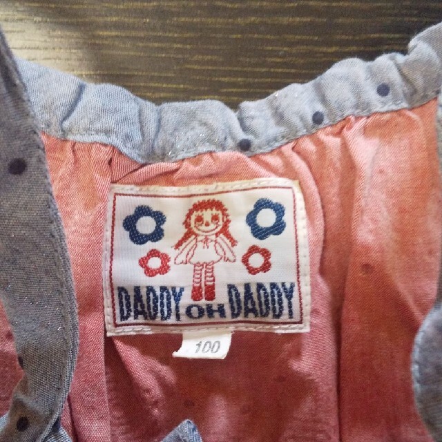 daddy oh daddy(ダディオーダディー)のDaddy Oh Daddyワンピースsize100 キッズ/ベビー/マタニティのキッズ服女の子用(90cm~)(ワンピース)の商品写真