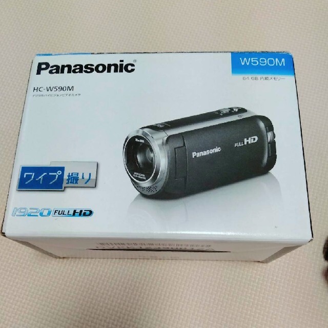 爆買い100%新品Panasonic ビデオカメラ HC-W590M ほぼ未使用の通販 by