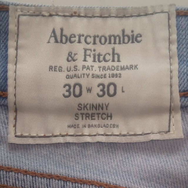 【夏色】Abercrombie & Fitch アバクロンビー&フィッチジーンズ メンズのパンツ(デニム/ジーンズ)の商品写真