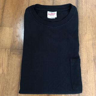 グッドウェアー(GOOD WEAR)のgoodwear 黒　サイズL made in USA (Tシャツ/カットソー(半袖/袖なし))