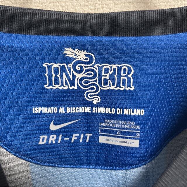 NIKE(ナイキ)の【レア】美品 NIKE ナイキ INTER ユニフォーム PIRELLI ピレリ スポーツ/アウトドアのサッカー/フットサル(ウェア)の商品写真