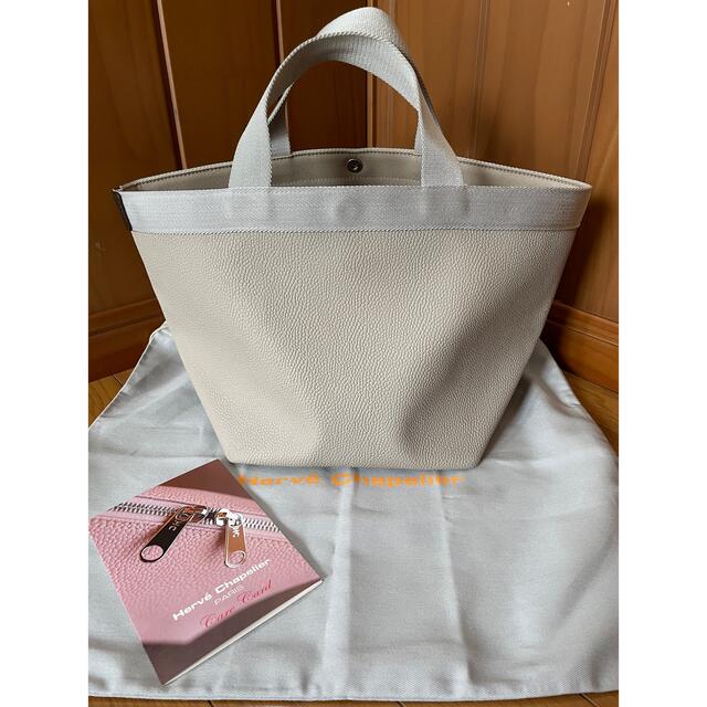 Herve Chapelier(エルベシャプリエ)のエルベシャプリエ　707GPマスティックシルバー☆美品 レディースのバッグ(トートバッグ)の商品写真