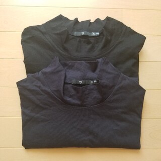 ユニクロ(UNIQLO)のUNIQLO　+Ｊ　スーピマコットンモックネックT(長袖)(Tシャツ/カットソー(七分/長袖))