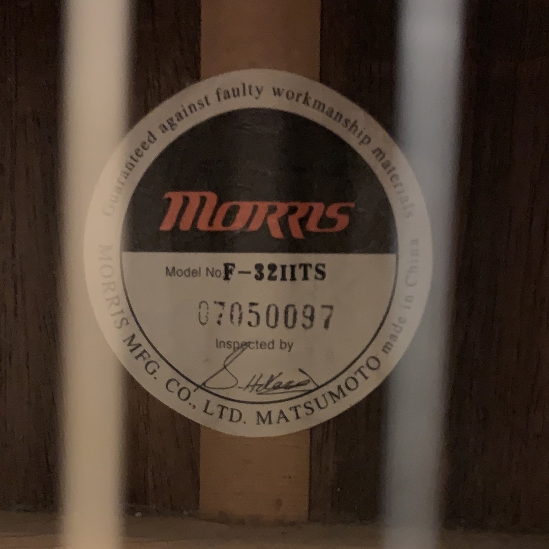 Morris(モーリス) F-32 II アコースティックギター