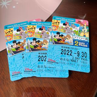 ディズニー(Disney)のディズニーリゾートライン フリーきっぷ 2day pass(遊園地/テーマパーク)