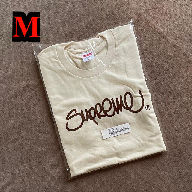 Supreme Handstyle Tee Natural Medium