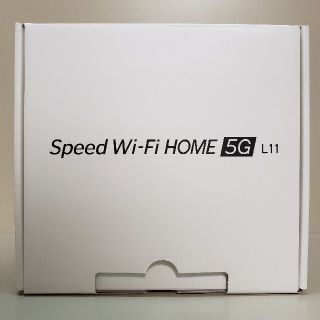 ゼットティーイー(ZTE)のSpeed Wi-Fi HOME 5G L11(PC周辺機器)