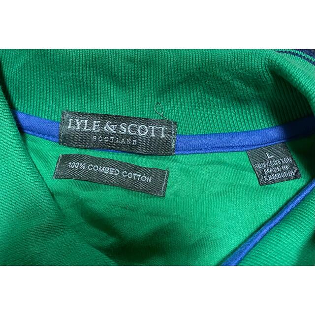 LYLE&SCOTT(ライルアンドスコット)の 古着☆アメカジLyle＆Scott♡サーマルTシャツLサイズ送料無料‼️ メンズのトップス(ポロシャツ)の商品写真