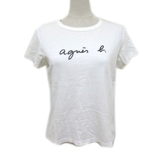 アニエスベー(agnes b.)のアニエスベー agnes b. Tシャツ 半袖 カットソー 白 ホワイト T2(Tシャツ(半袖/袖なし))