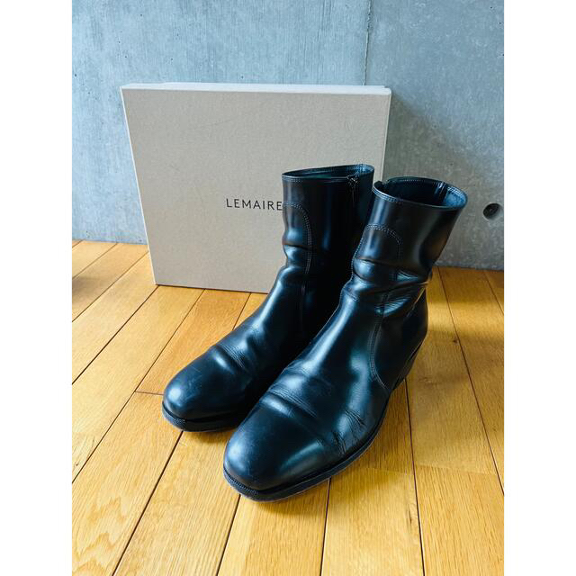 ブーツ美品 Lemaire ZIPPED BOOTS ルメール ジップブーツ 43