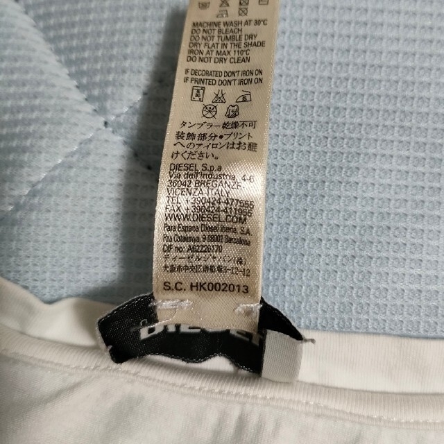 【送料込】(2枚セット)DIESEL モヒカンロゴ プリントTシャツ