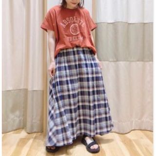 サマンサモスモス(SM2)の【未使用タグ付き】サマンサモスモス　後ろりぼんロゴプリントＴシャツ　レッド(Tシャツ(半袖/袖なし))