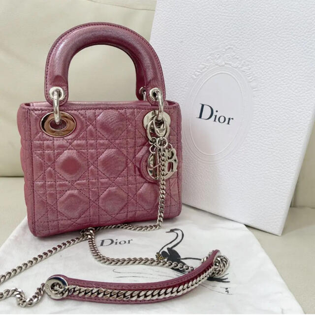 C Dior - レディディオール Dior ミニ パールピンク 限定品の通販 by