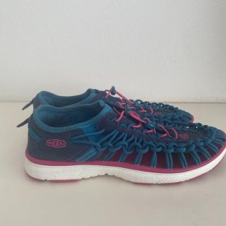 KEEN - KEENキーンサンダルユニーク24.5グリーンピンクUNEEK